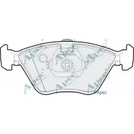 Тормозные колодки, дисковые, комплект APEC BRAKING 9X5H1 T2 R17 1265456437 PAD1225