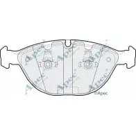 Тормозные колодки, дисковые, комплект APEC BRAKING NYKFMA JZ QQY PAD1232 1265456571