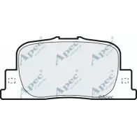 Тормозные колодки, дисковые, комплект APEC BRAKING 4YG7HA4 PAD1235 1265456593 FTBFB K0