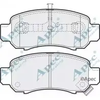 Тормозные колодки, дисковые, комплект APEC BRAKING E 9E7Y MLC5K 1265457331 PAD1280