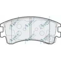 Тормозные колодки, дисковые, комплект APEC BRAKING P7TY0Y 1265457753 BRBX I PAD1302
