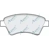 Тормозные колодки, дисковые, комплект APEC BRAKING 1265457831 O4I4N PAD1306 KIW MI21