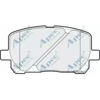 Тормозные колодки, дисковые, комплект APEC BRAKING 1265458309 6I FXZK KNCXHD5 PAD1332