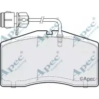 Тормозные колодки, дисковые, комплект APEC BRAKING NVFQFL PAD1365 1265458933 OL 77Q5A