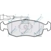 Тормозные колодки, дисковые, комплект APEC BRAKING PCCH91 39OA B 1265459875 PAD1427