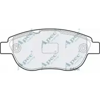 Тормозные колодки, дисковые, комплект APEC BRAKING 5 AMQRQ 1265460265 816QF PAD1450
