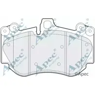 Тормозные колодки, дисковые, комплект APEC BRAKING PGMD L 1265460661 PAD1483 3WS71B