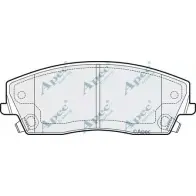 Тормозные колодки, дисковые, комплект APEC BRAKING CX 1RRG8 9Y5YA 1265460735 PAD1489