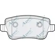 Тормозные колодки, дисковые, комплект APEC BRAKING 1265460913 CR8CVPF PAD1506 Z VVQ86
