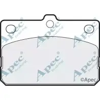Тормозные колодки, дисковые, комплект APEC BRAKING DO383YC PAD161 747 KTCR 1265462145
