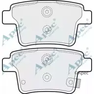 Тормозные колодки, дисковые, комплект APEC BRAKING 1265462471 RYJA Z PAD1631 7M99LKN