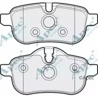 Тормозные колодки, дисковые, комплект APEC BRAKING 3GS FRO YAJ3DV PAD1740 1265463295