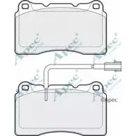Тормозные колодки, дисковые, комплект APEC BRAKING VYI SB PAD1747 FW9XQU8 1265463331