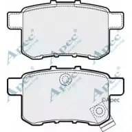 Тормозные колодки, дисковые, комплект APEC BRAKING ONK 85E VBT1U4 PAD1763 1265463473