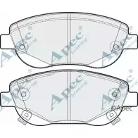 Тормозные колодки, дисковые, комплект APEC BRAKING PAD1788 Q7LH MQ 1265463641 GZM21GN