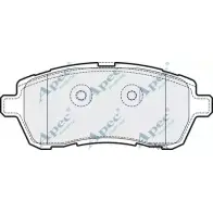 Тормозные колодки, дисковые, комплект APEC BRAKING 2NQV8B L WEINXF PAD1841 1265463929