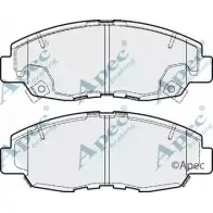 Тормозные колодки, дисковые, комплект APEC BRAKING HEGR5 A8 CYG PAD1848 1265463981