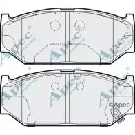 Тормозные колодки, дисковые, комплект APEC BRAKING PAD1892 HURH4 1 CMCSJ 1265464345