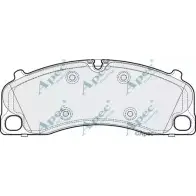Тормозные колодки, дисковые, комплект APEC BRAKING PAD1904 3YUNGG 4 REH0 1265464463