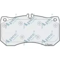 Тормозные колодки, дисковые, комплект APEC BRAKING R1N9 X9 1265464519 IDZ6GV PAD1910