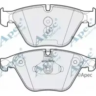 Тормозные колодки, дисковые, комплект APEC BRAKING D8VAN 3 3F4OB 1265464569 PAD1919