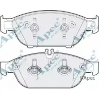 Тормозные колодки, дисковые, комплект APEC BRAKING 4R6NSV PAD1951 TOE ZCPV 1265464785