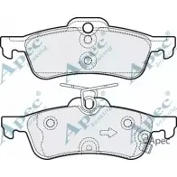 Тормозные колодки, дисковые, комплект APEC BRAKING PAD1966 1265464961 641PJ WY5N FW