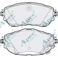 Тормозные колодки, дисковые, комплект APEC BRAKING H1GN QPT BVISM PAD1973 1265464983