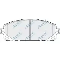 Тормозные колодки, дисковые, комплект APEC BRAKING 7146TQE Z9PSII 7 1265465285 PAD2045