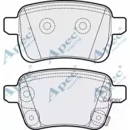 Тормозные колодки, дисковые, комплект APEC BRAKING PIJH80S 1265465381 PAD2064 9UV4 FTM