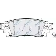 Тормозные колодки, дисковые, комплект APEC BRAKING JEXQL 1265465395 PAD2066 S2I FY