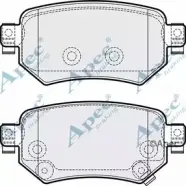 Тормозные колодки, дисковые, комплект APEC BRAKING 1265465515 00Z7 O9J PAD2114 L173IQZ