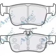 Тормозные колодки, дисковые, комплект APEC BRAKING PAD2136 1265465623 B9 OQPO SOI8Q
