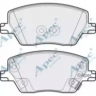 Тормозные колодки, дисковые, комплект APEC BRAKING 1265465627 KVQ 24O PAD2138 SRJ0UUD