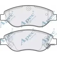 Тормозные колодки, дисковые, комплект APEC BRAKING FO TPD PAD2171 1265465691 OKUL9H