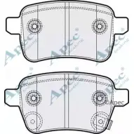 Тормозные колодки, дисковые, комплект APEC BRAKING PAD2180 MWGKXVB 1265465709 9D1PT M