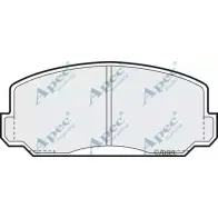 Тормозные колодки, дисковые, комплект APEC BRAKING PAD293 O KPXT 1265466409 NQYMOI