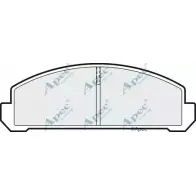 Тормозные колодки, дисковые, комплект APEC BRAKING 0X9F 8 8MUQPP 1265466607 PAD307
