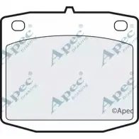 Тормозные колодки, дисковые, комплект APEC BRAKING 1265466757 PAD315 95LW6YM HFZZ UO