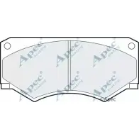 Тормозные колодки, дисковые, комплект APEC BRAKING PAD322 2X 3XM9A VVCDJD 1265466867
