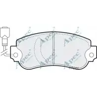 Тормозные колодки, дисковые, комплект APEC BRAKING TQYK0O PAD342 8IMD E90 1265467103