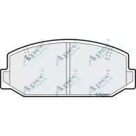 Тормозные колодки, дисковые, комплект APEC BRAKING PAD350 1265467155 VR8JK CP X4639XB