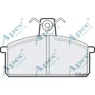 Тормозные колодки, дисковые, комплект APEC BRAKING 71F22 0 7R0N PAD373 1265467375