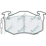 Тормозные колодки, дисковые, комплект APEC BRAKING M8B IH PAD409 YPS9T8 1265467965