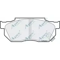 Тормозные колодки, дисковые, комплект APEC BRAKING 1265468955 ZXD0E7 2 UPPJLWT PAD472