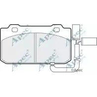 Тормозные колодки, дисковые, комплект APEC BRAKING 1265469239 J4RRE HG7MG MI PAD486