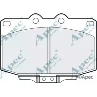 Тормозные колодки, дисковые, комплект APEC BRAKING CFH PDK 7FHXJN3 PAD511 1265469813