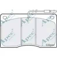 Тормозные колодки, дисковые, комплект APEC BRAKING TUZF6 4 UCP9AMC PAD512 1265469827