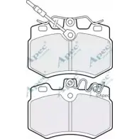 Тормозные колодки, дисковые, комплект APEC BRAKING ATQ GK12 LAKTVL PAD513 1265469835