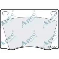 Тормозные колодки, дисковые, комплект APEC BRAKING 1265469931 2OPGM PAD522 FU3P 2A